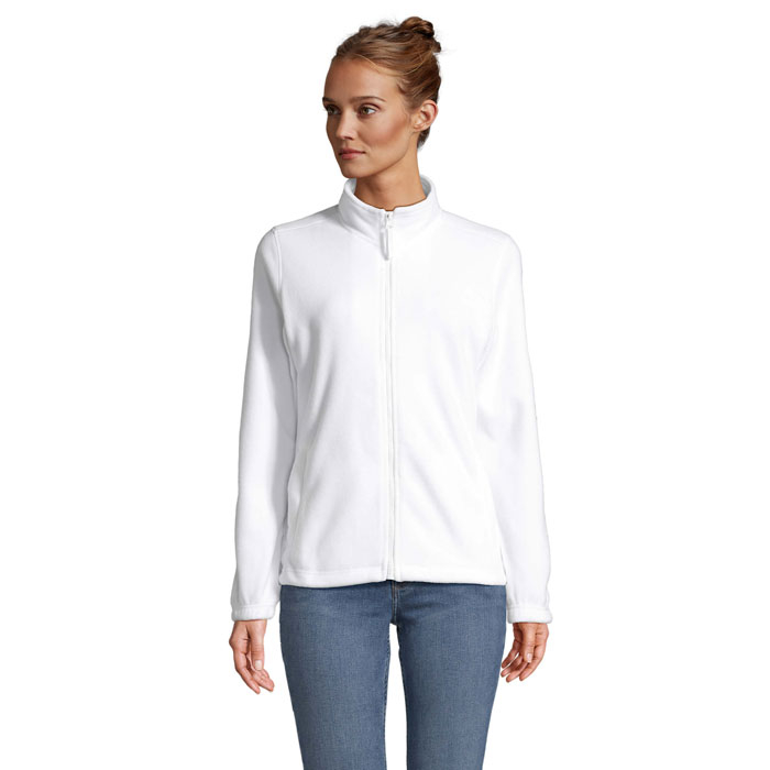 Veste polaire promotionnelle femme NORTH Blanc 1